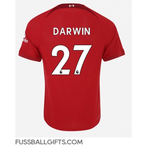 Liverpool Darwin Nunez #27 Fußballbekleidung Heimtrikot 2022-23 Kurzarm